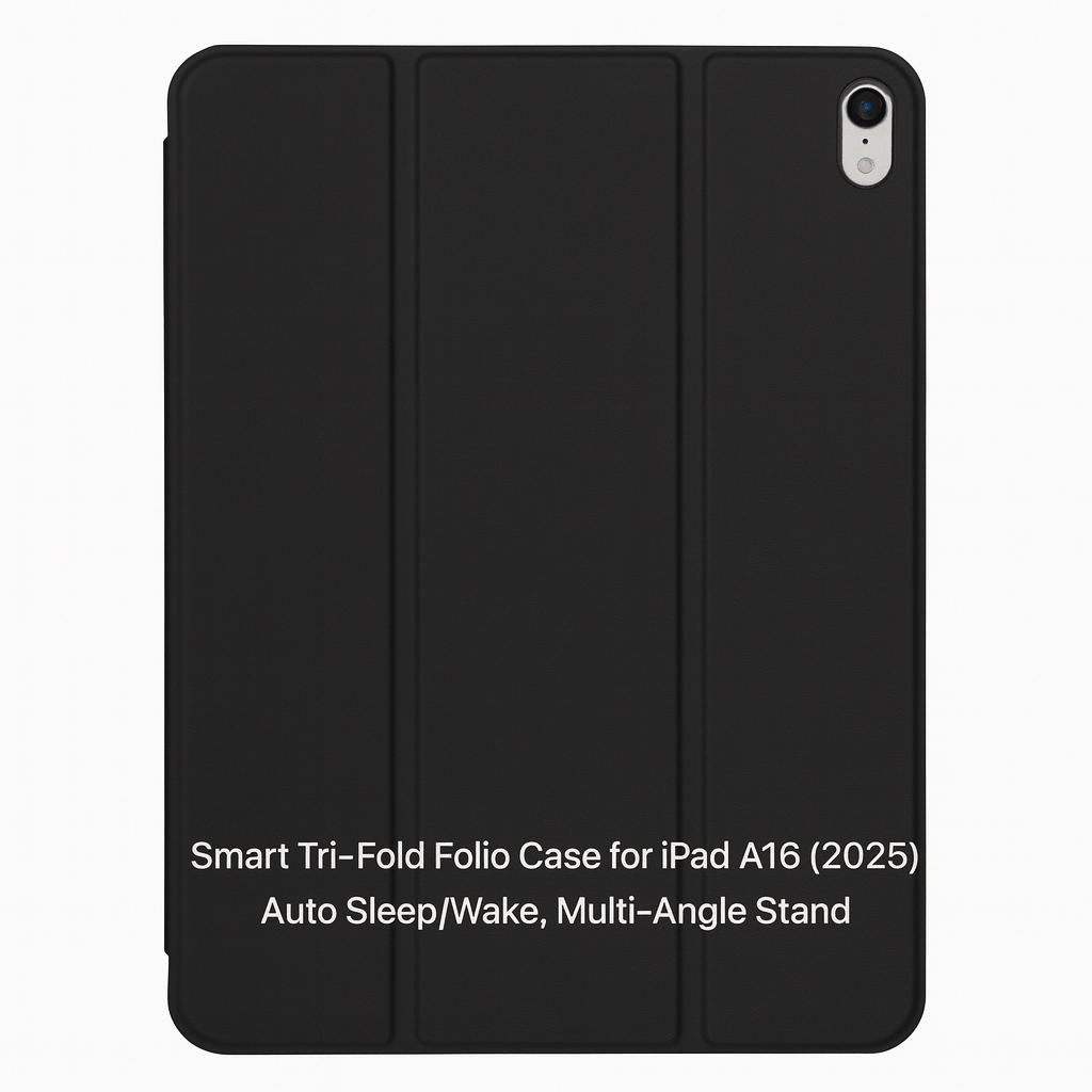 Tri-Fold Magnetic Folio Case for Huawei MatePad SE 11 — Auto Wake/Sleep, 15 Colors