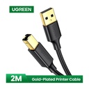 كابل طابعة UGREEN USB 2.0 بطول 2 متر أسود